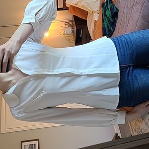 White button down shirt